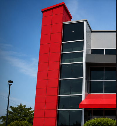 Commercial facade upgrade