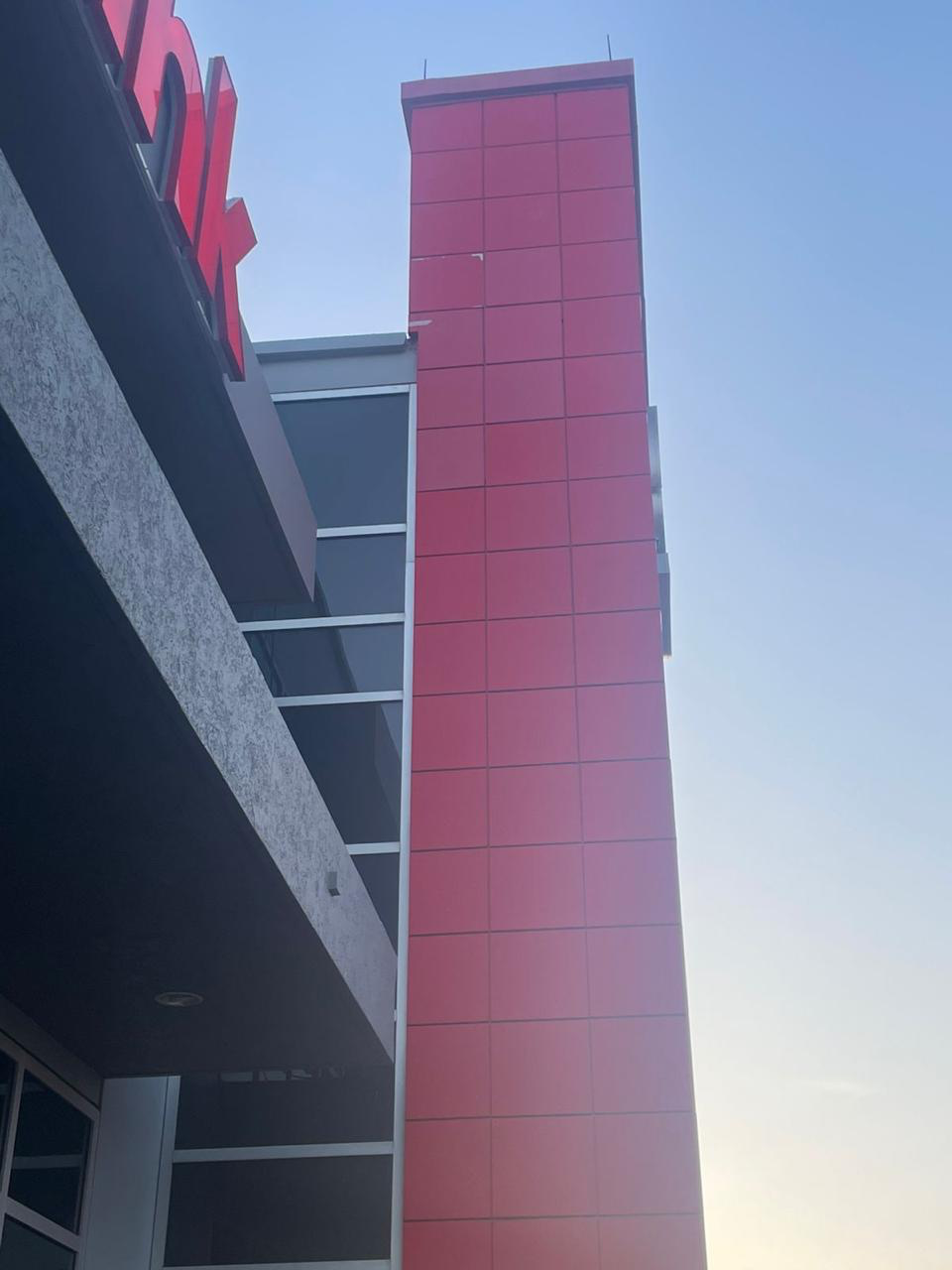 Completed exterior finish